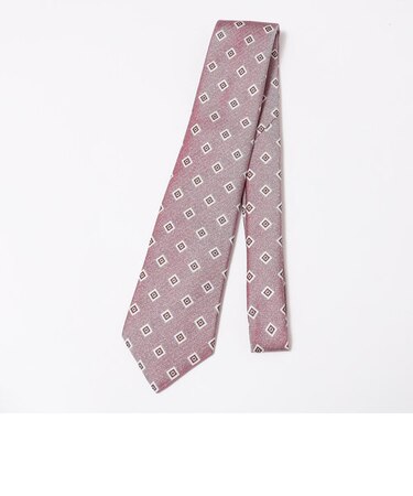 SHIPS: シルク バスケット パステル 小紋 ネクタイ