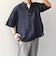 SHIPS any: ピュアリネン バンド スキッパー ハーフスリーブ プルオーバー シャツ 25SS◇