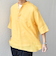 SHIPS any: ピュアリネン バンド スキッパー ハーフスリーブ プルオーバー シャツ 25SS◇
