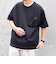 【WEB限定】SHIPS any: ジャカード フェイクレイヤード ポケット Tシャツ◇