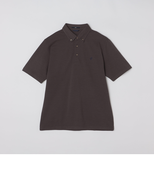 【WEB限定】SHIPS:〈吸水速乾〉ドライピケ ワンポイント ロゴ ボタンダウン ポロシャツ