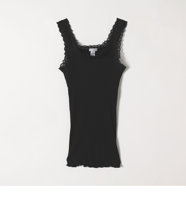 BASIC COTTON:〈洗濯機可能〉レースキャミソール 25SS