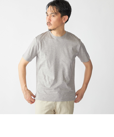 SHIPS: ALBINI クルーネック 無地 Tシャツ