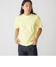 SHIPS: フェイクレイヤード ピケ クルーネック Tシャツ