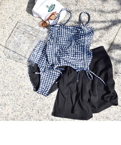 【SHIPS any別注】Ocean Pacific:  スイムウエア 3点セット 25SS