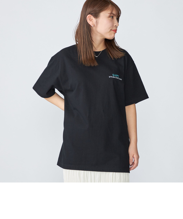 【WEB限定】SHIPS: STYLISH STANDARD ロゴ 刺繍 Tシャツ