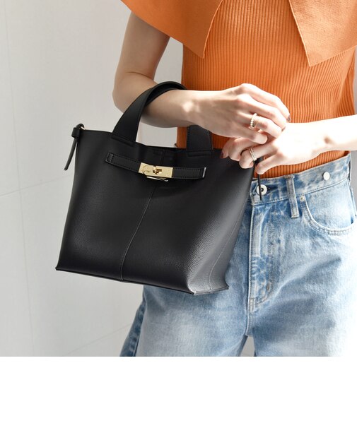 SHIPS any: 金具付き トート バッグ