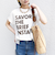 【WEB限定】〈手洗い可能〉バリエーション ロゴ 刺繍 プリントTEE