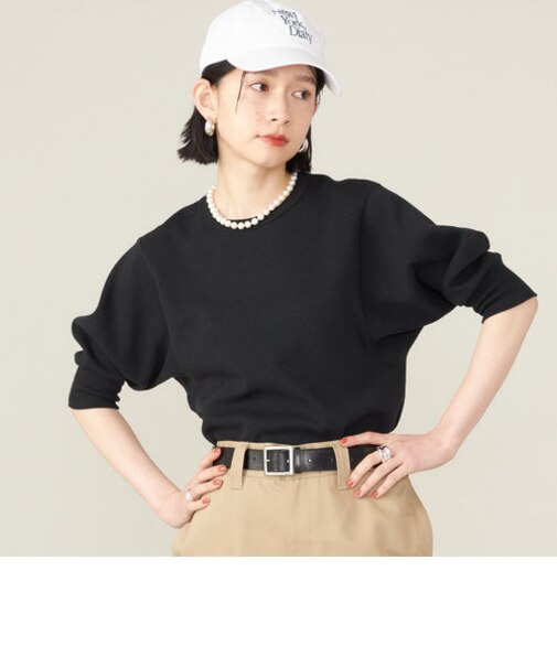 SHIPS NINE CASE:〈洗濯機可能〉ワッフル TEE ◇