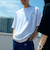 【WEB限定】SHIPS:〈汗染み防止加工〉ワンポイントロゴ ビッグシルエットヘビーウェイトTシャツ