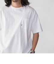 【WEB限定】SHIPS:〈汗染み防止加工〉ワンポイントロゴ ビッグシルエットヘビーウェイトTシャツ