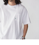 【WEB限定】SHIPS:〈汗染み防止加工〉ワンポイントロゴ ビッグシルエットヘビーウェイトTシャツ