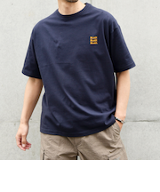 【WEB限定】SHIPS any: BLAH BLAH BLAH.ワンポイント 刺繍 ルーズ Tシャツ(ユニセックス)◇