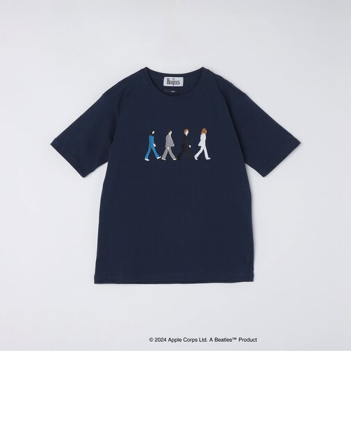 【WEB限定】SHIPS: THE BEATLES エンブロイダリー Tシャツ 24SS