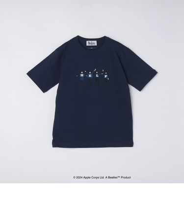 【WEB限定】SHIPS: THE BEATLES エンブロイダリー Tシャツ 24SS