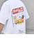 SHIPS any: SNOOPY コラボ カルチャー グラフィック バック プリント Tシャツ◇