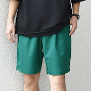 SHIPS any:〈洗濯機可能/撥水〉4WAYストレッチ ロゴ カラー イージー ショーツ◇