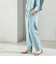SHIPS Primary Navy Label:麻 レーヨン イージー パンツ
