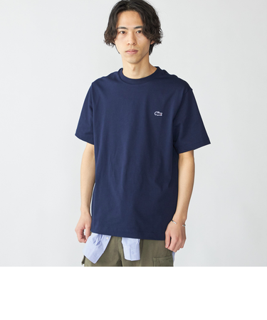 LACOSTE: TH5582-99 アウトラインクロック クルーネック Tシャツ