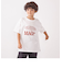 SHIPS any: プリント × 刺繍 ロゴ Tシャツ<KIDS>