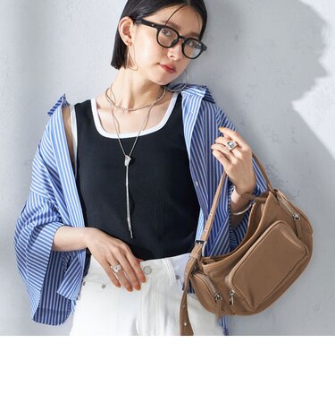 【SHIPS別注】miller:スクエアネック タンクトップ