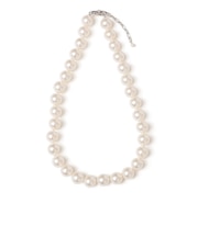 PEARL INTERNATIONAL:ノット ビッグ パール モチーフ ネックレス