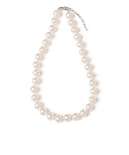PEARL INTERNATIONAL:ノット ビッグ パール モチーフ ネックレス