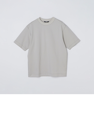 SHIPS: ハイゲージ クルーネック ポンチ Tシャツ