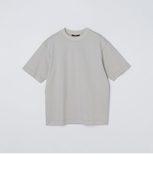 SHIPS: ハイゲージ クルーネック ポンチ Tシャツ