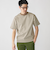 SHIPS: ハイゲージ クルーネック ポンチ Tシャツ