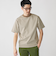 SHIPS: ハイゲージ クルーネック ポンチ Tシャツ