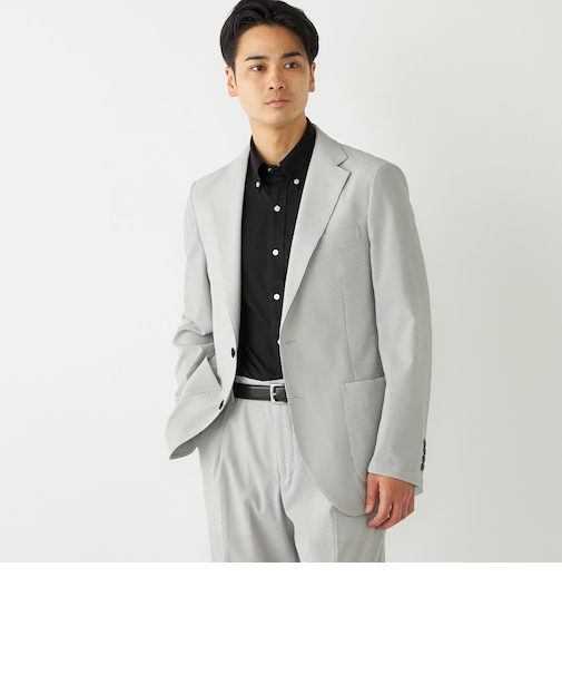 SHIPS Colors:CLEAR EFFECT(R) サッカージャケット(セットアップ対応可能)