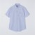 SHIPS: からみ織り 半袖  ボタンダウン シャツ