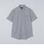 SHIPS: からみ織り 半袖  ボタンダウン シャツ