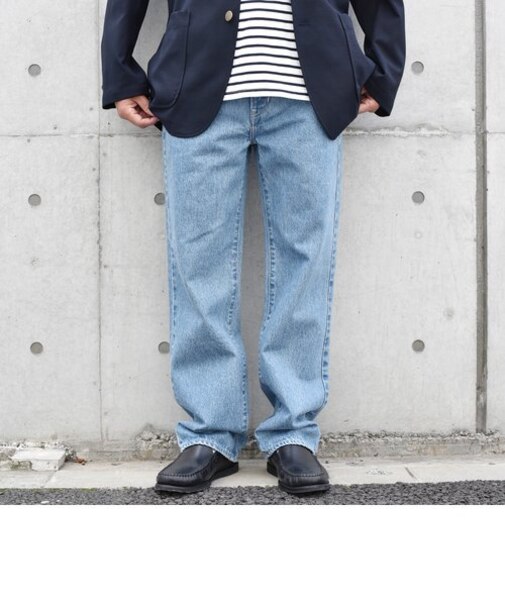 【SHIPS any別注】NEEDBY heritage: JOE ストレート デニム パンツ◇