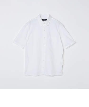 SHIPS Colors:〈洗濯機可能〉COOLMAX(R) カノコ ボタンダウン ショートスリーブ