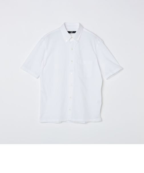 SHIPS Colors:〈洗濯機可能〉COOLMAX(R) カノコ ボタンダウン ショートスリーブ