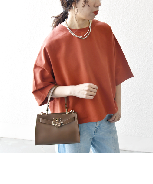 SHIPS any:〈洗濯機可能〉インレイ ハーフスリーブ ショートTEE