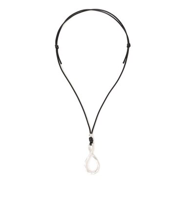 SHIPS Colors:レザーコード モチーフ ネックレス