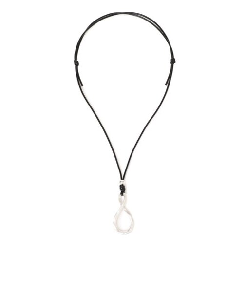 SHIPS Colors:レザーコード モチーフ ネックレス