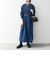 SHIPS any: シャーリング デニム ポケット ワンピース ［SHIPS any DENIM］