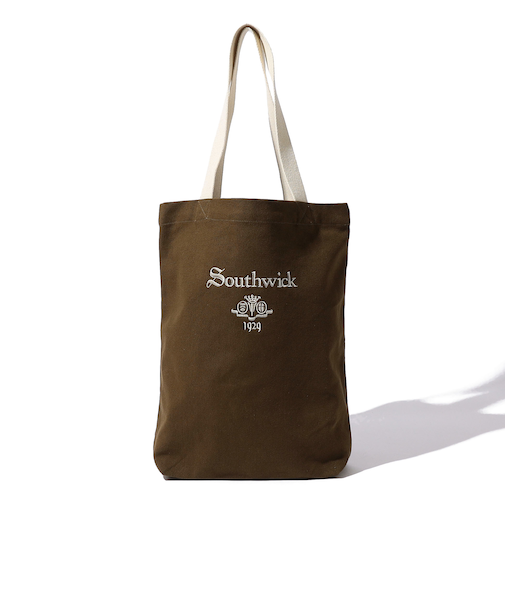 Southwick Gate Label: ロゴ キャンバス トート バッグ