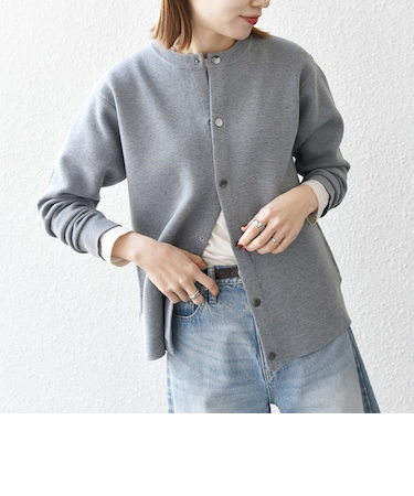 SHIPS any: 〈手洗い可能〉ミラノリブ クルーネック カーディガン 25AW◇
