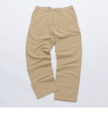 WYTHE NEW YORK: PLEATED CTN/LNN CHINO