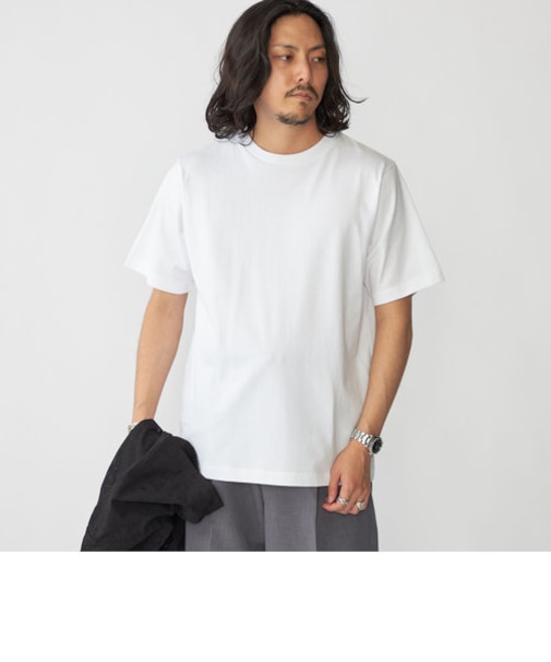 SHIPS:〈抗菌加工〉コットン クルーネック Tシャツ