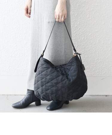 【SHIPS any別注】Folna: キルティング ワンショルダー トート バッグ