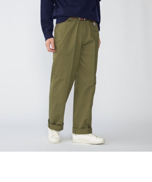 【SHIPS別注】THOMSON: ヘリンボーン トラウザー パンツ