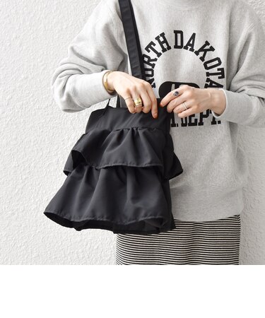 SHIPS any: フリル ギャザー トート バッグ 2