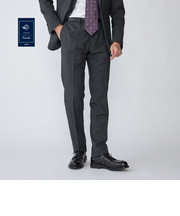 SHIPS:〈FUNCTION〉〈セットアップ対応/洗濯機可能〉ウォッシャブル バーズアイ セットアップ スラックス