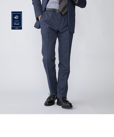 SHIPS:〈FUNCTION/洗濯機可能〉ウォッシャブル バーズアイ スラックス(セットアップ対応)